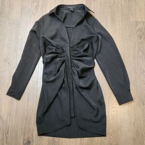 Forever 21 Black Long Sleeve Dress